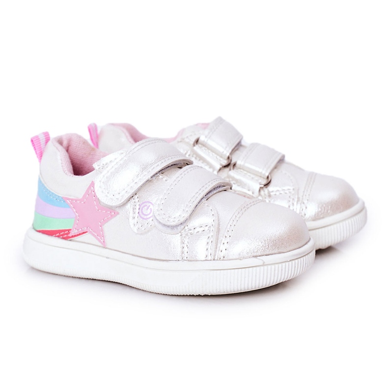 Evento Pigeres sportssko med en stjerne 21DZ23-3904 White hvid 4