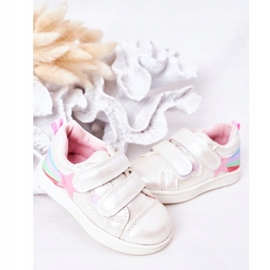 Evento Pigeres sportssko med en stjerne 21DZ23-3904 White hvid 3