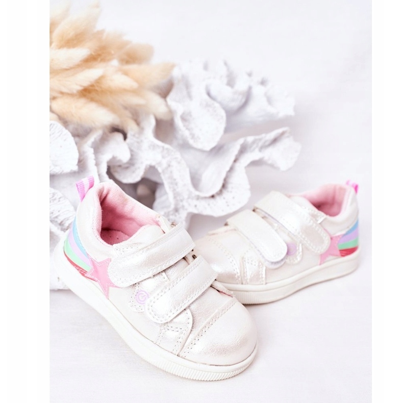Evento Pigeres sportssko med en stjerne 21DZ23-3904 White hvid 3