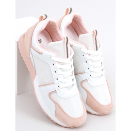 Montse Pink sneakers hvid lyserød 1