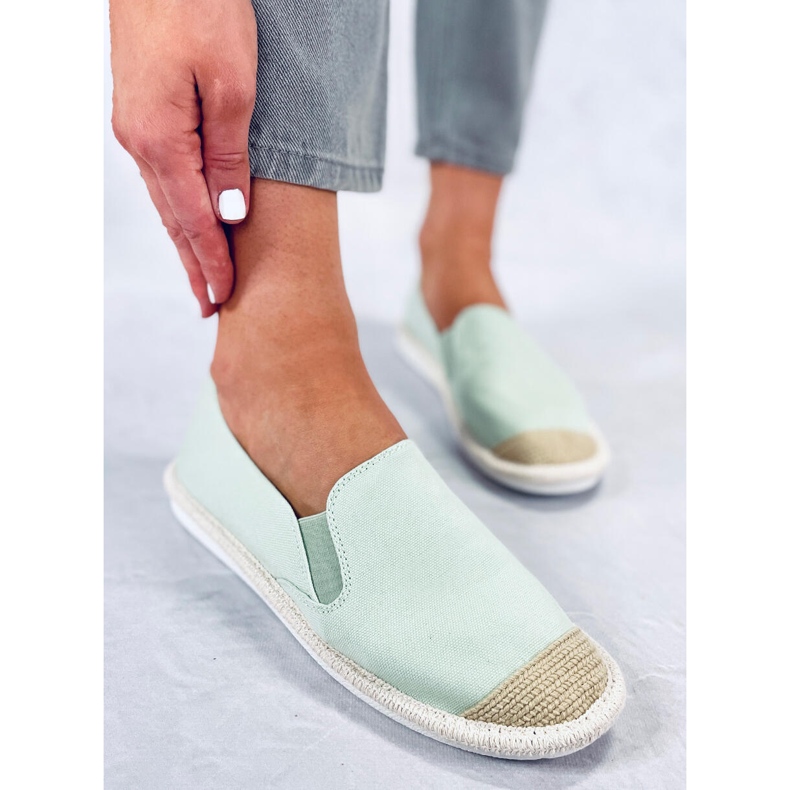 Alba Grønne espadriller til kvinder 1
