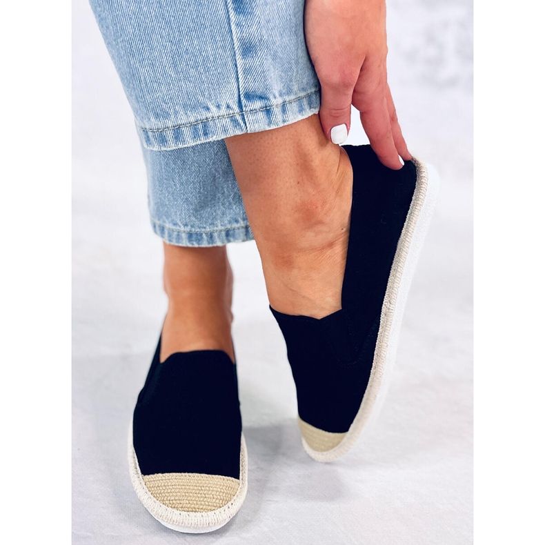 Alba Black espadriller til kvinder sort 1