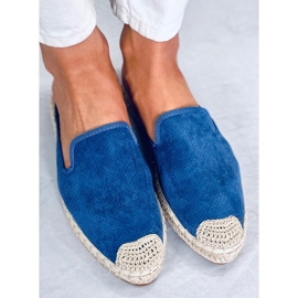 CARMEN Blå espadriller hjemmesko til kvinder 1