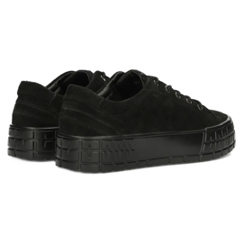 Filippo Kvinders læder sneakers dp3527/22 bk sort 4