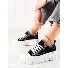 W. Potocki Sneakers på Potocki-platformen sort 1