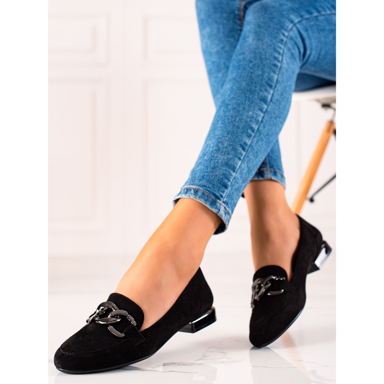 Stilfulde Sergio Leone loafers sort 1