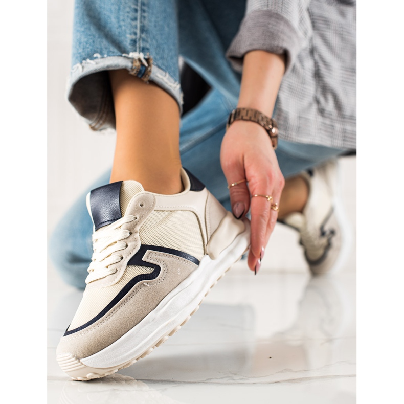 TRENDI Sportssko beige 2