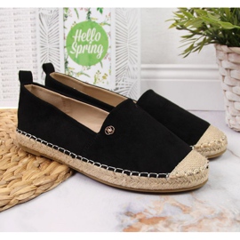 Espadriller slip on eVento W EVE345A sort 2