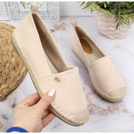 Espadriller slip on eVento W EVE345B beige 1