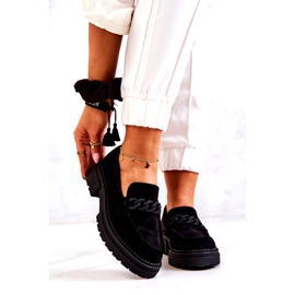 PL5 Suede Loafers La.Fi Black Sapphira sort 2