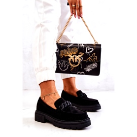 PL5 Suede Loafers La.Fi Black Sapphira sort 5