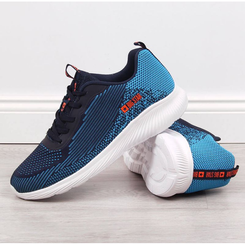 Sportssko Big Star M JJ174284 marineblå 2