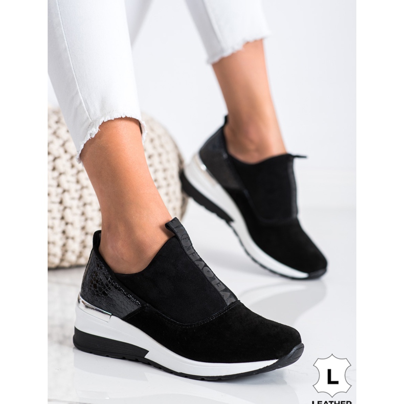 Filippo Sneakers i læder sort 1