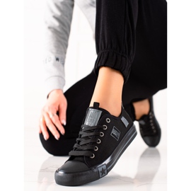Big Star Sneakers til kvinder JJ274257 sort 1