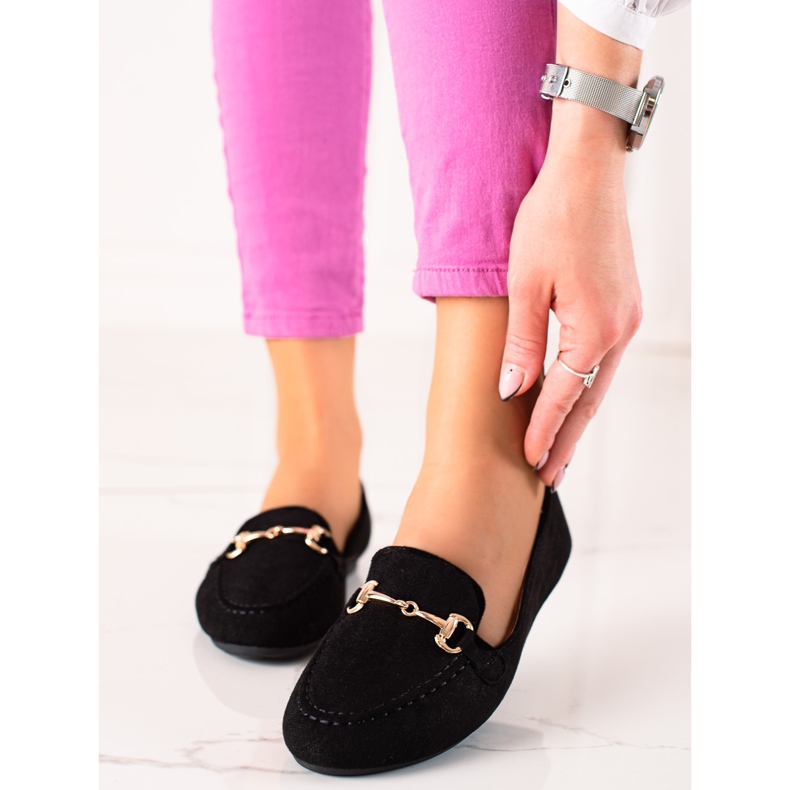 Sorte stilfulde VINCEZA loafers 2