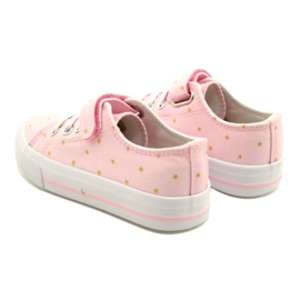 Sneakers med velcro sølv Atletico Stars WY21383 Pink lyserød gylden 5