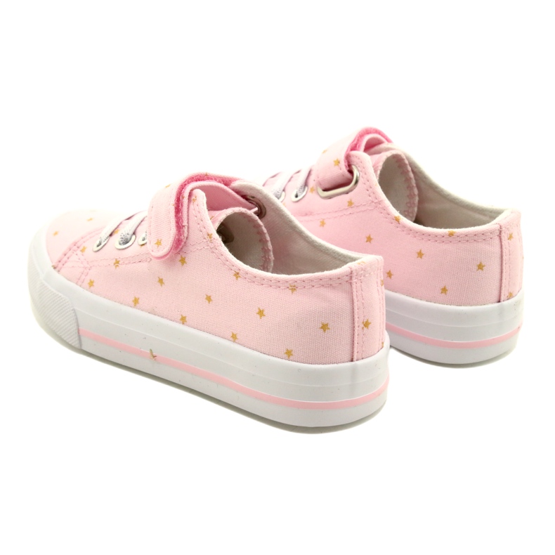 Sneakers med velcro sølv Atletico Stars WY21383 Pink lyserød gylden 5