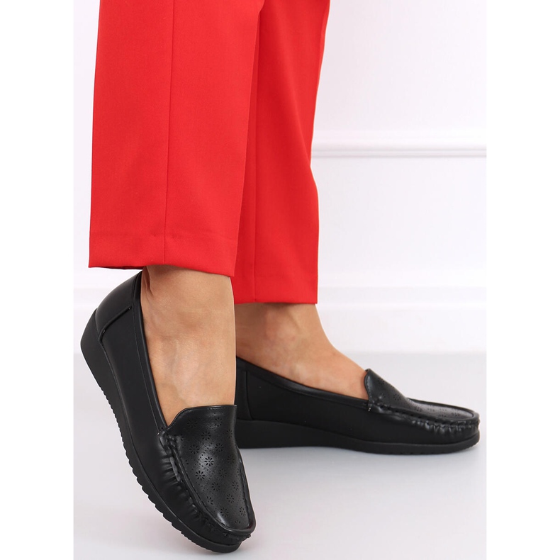 Cukki Black openwork loafers til kvinder sort 2