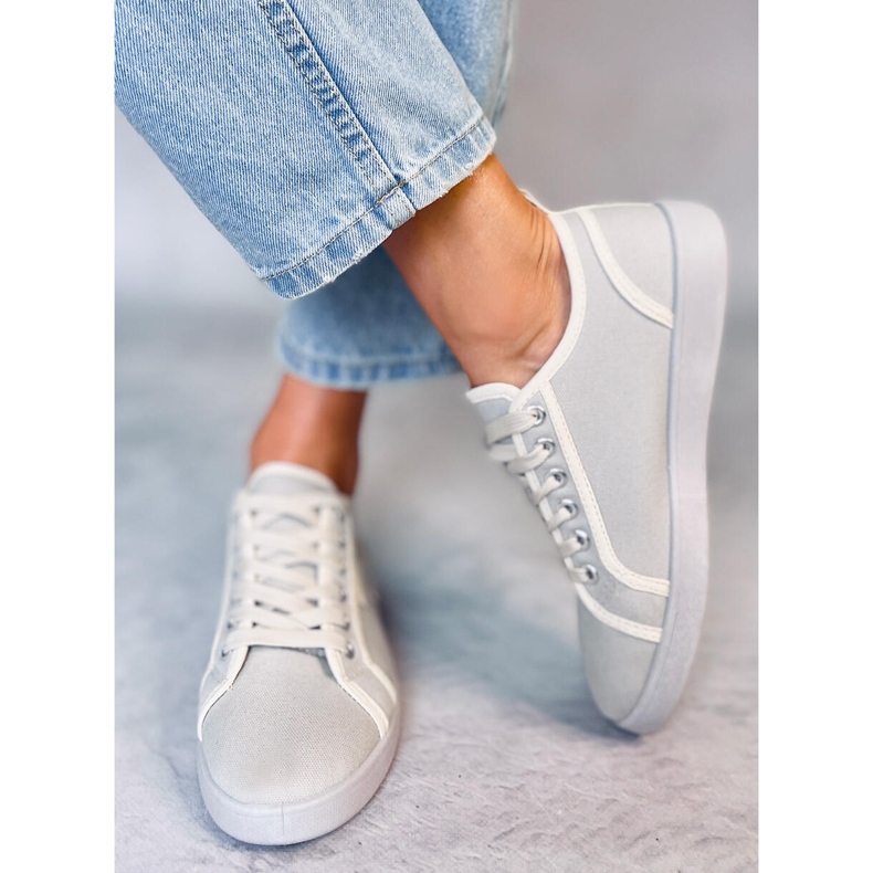 Grå Trest Grå chanelki sneakers 1