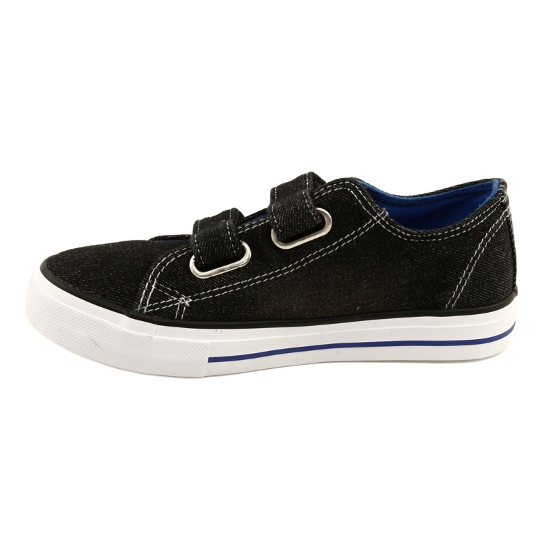 Jeans Sort Atletico Velcro WY21427 1