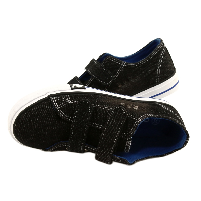 Jeans Sort Atletico Velcro WY21427 4