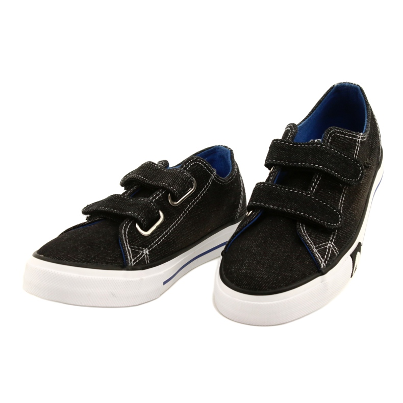 Jeans Sort Atletico Velcro WY21427 2