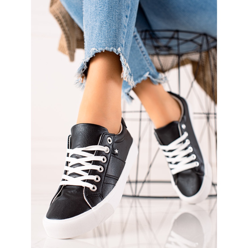 Mckeylor Casual sorte sneakers 1