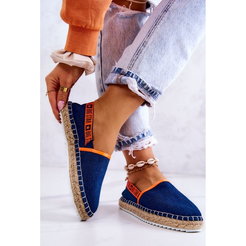 Slip-on espadriller Big Star JJ274877 Marineblå 2