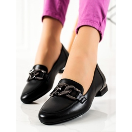 Stilfulde Sergio Leone loafers sort 2
