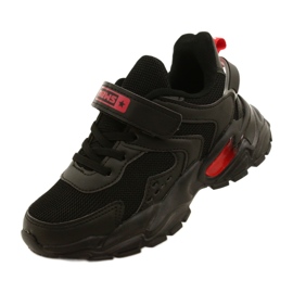 NEWS Velcro Drenge Sportssko Nyheder 22DZ32-4930 Sort 4