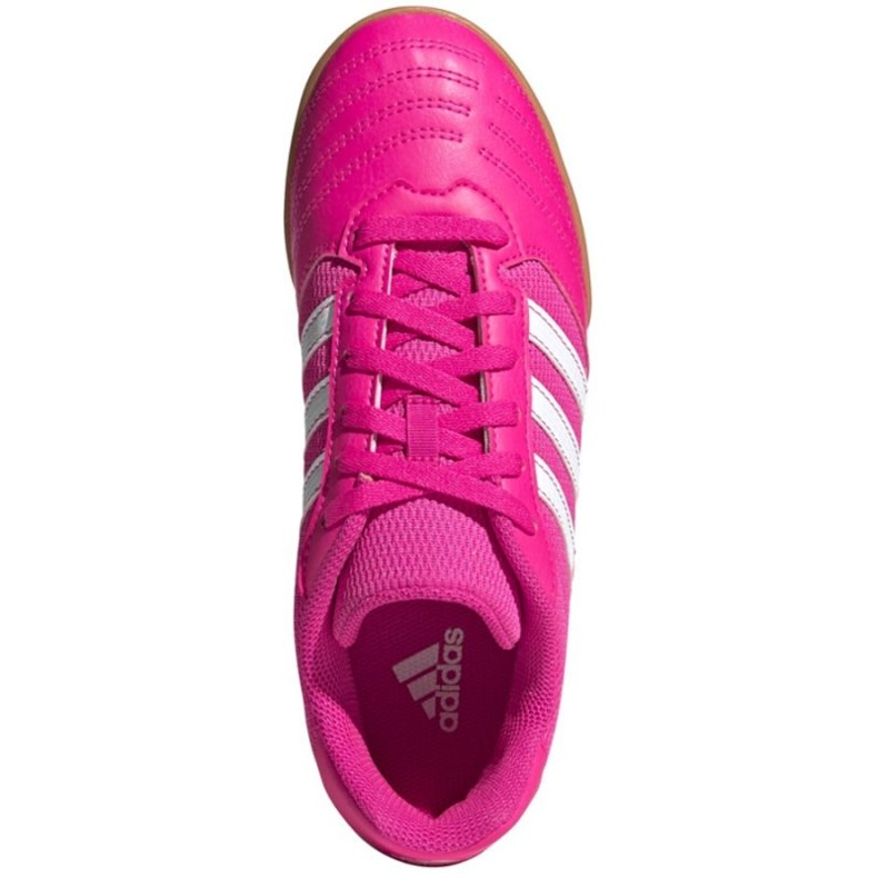 Adidas Super Sala Jr G55911 fodboldstøvler roser og lilla 2