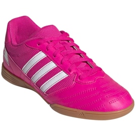 Adidas Super Sala Jr G55911 fodboldstøvler roser og lilla 3