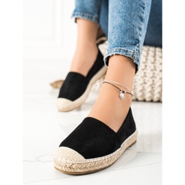 Bestelle Sort ruskind Espadrilles 1