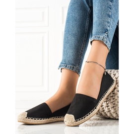 TRENDI Klassiske sorte espadriller 1