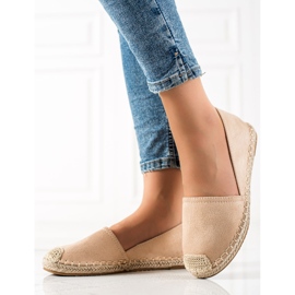 TRENDI Klassiske beige espadriller 1