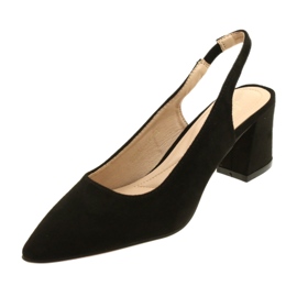 Elegante ruskindspumper Evento 22SD98-4549 Sort 3