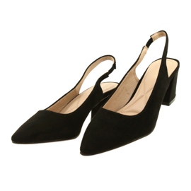 Elegante ruskindspumper Evento 22SD98-4549 Sort 2