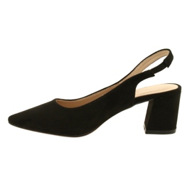 Elegante ruskindspumper Evento 22SD98-4549 Sort 1