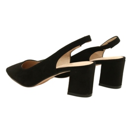 Elegante ruskindspumper Evento 22SD98-4549 Sort 4