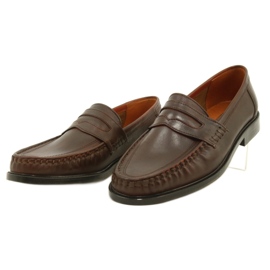 Pilbut Brune Morello læder loafers 2