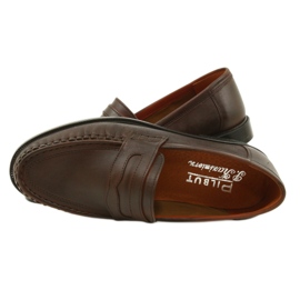 Pilbut Brune Morello læder loafers 5