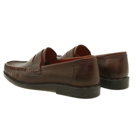 Pilbut Brune Morello læder loafers 4