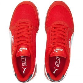 Puma St Runner v3 Mesh Jr 385510 04 rød 1
