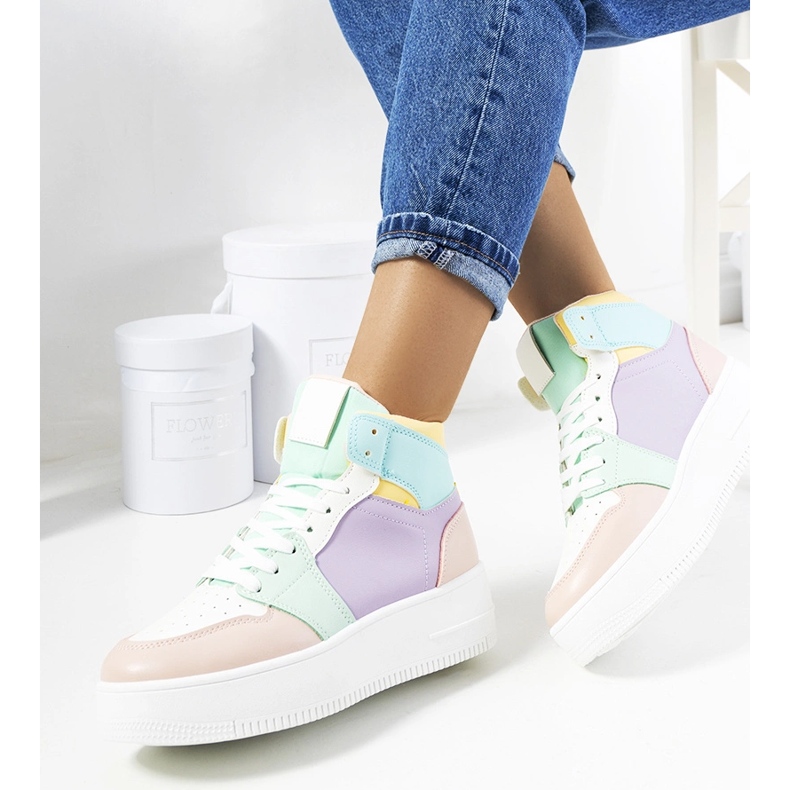 Dellucci lilla ankel sneakers 1