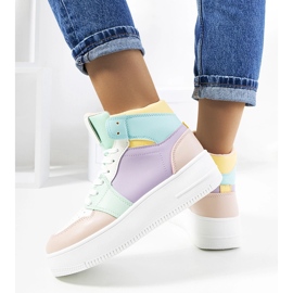 Dellucci lilla ankel sneakers 2