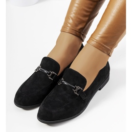 Selene sorte loafers til kvinder 1