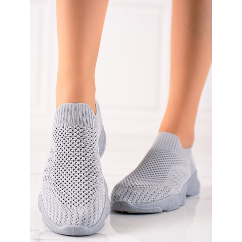 Sweet Shoes Slip-on sportssneakers grå 1