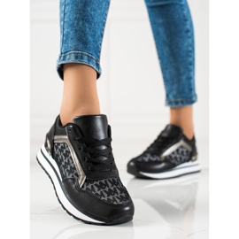 Sweet Shoes Stilfulde sorte sneakers 1