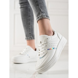 TRENDI Moderigtige sneakers hvid 2