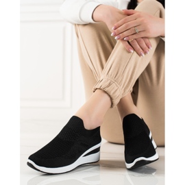 TRENDI Wedge Slip-On sneakers sort 2